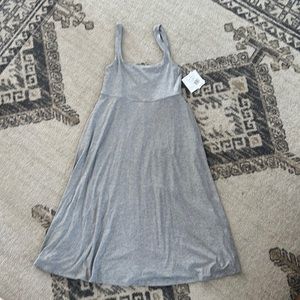 NWT Beyond Yoga Featherweight at the ready dress square neck dress